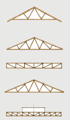 Timber roof Trusses